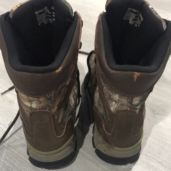 Thinsulate Camo Boots Mens Size 7.5 Ultra Buck Hunter 400 - Picture 4 of 7